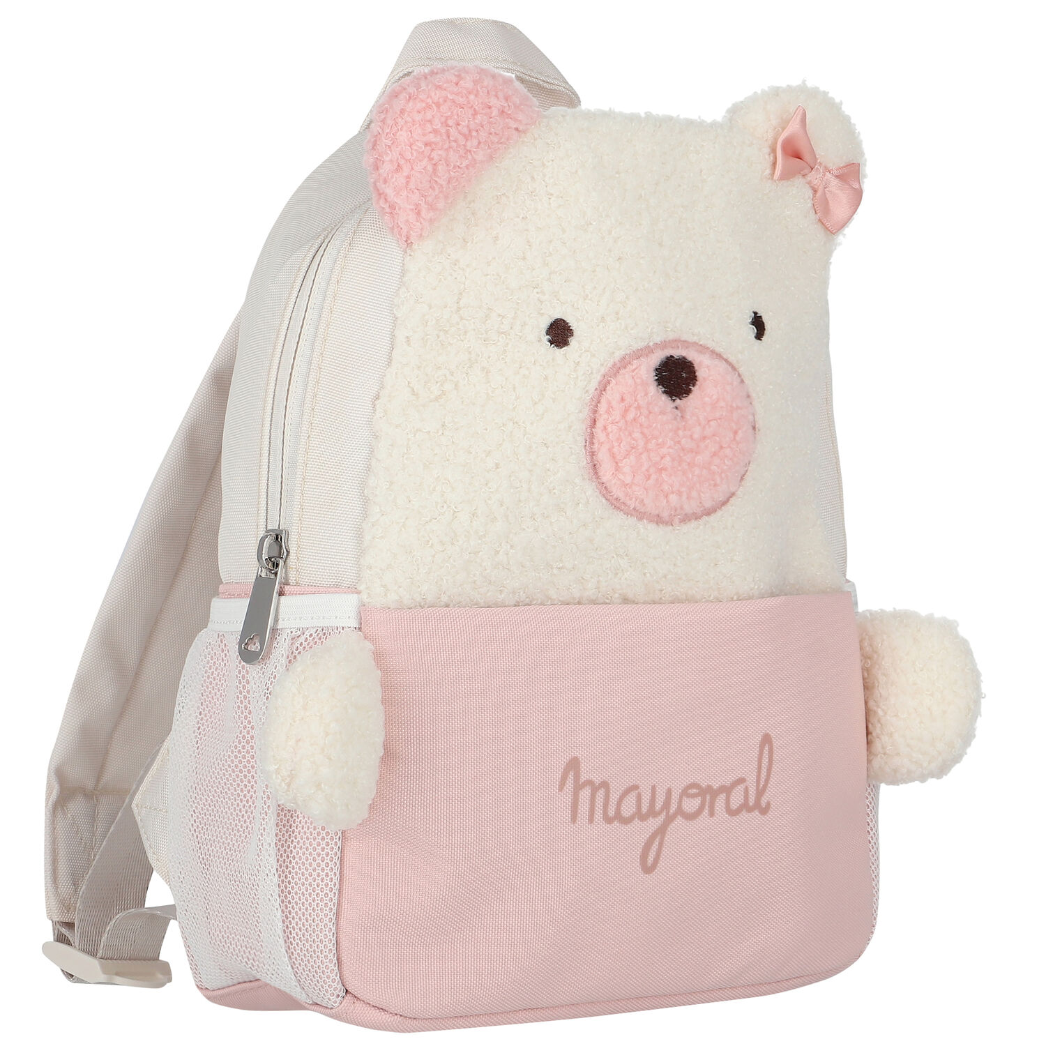 Pink & Ivory Teddy Bear Backpack, 3, hi-res image number null